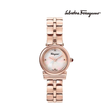 페라가모 FERRAGAMO 여성 간치니 메탈시계 SFYE00822