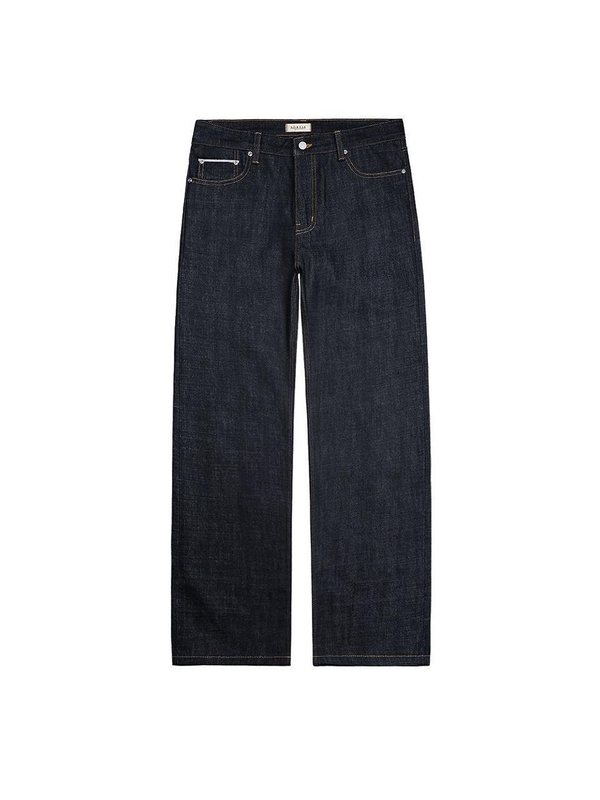 084 Raw Selvedge denim Jeans (Deep Indigo)