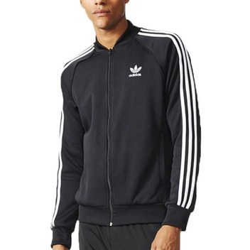 [ADIDAS] 아디다스 오리지날 남성 슈퍼스타 트랙탑 자켓 AY7059 블랙/화이트 삼선