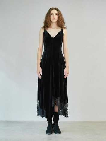 [주말특가]LACE VELVET DRESS