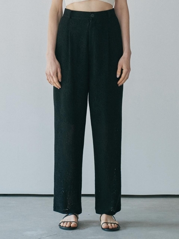 [주말특가]LACE SET UP PANTS_BLACK