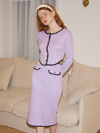 Hairy Skirt_ Purple