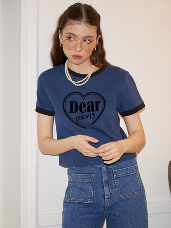 Heart Crop T_ Deep Blue