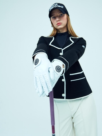 [위즈특가]LAMBSKIN GLOVE_WHITE BLACK