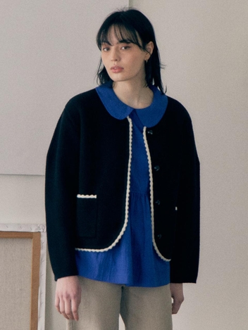 Magaret Scallop Knit Jacket VC2312JK005M