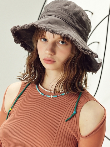 [unisex]22 REVERSIBLE GRAY BUCKET HAT