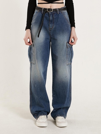 CARGO JEANS_INDIGO