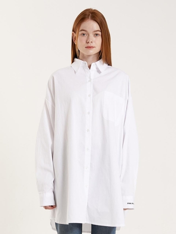 BOXY LONG SHIRT_WHITE