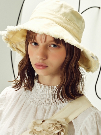 [unisex]22 REVERSIBLE IVORY BUCKET HAT