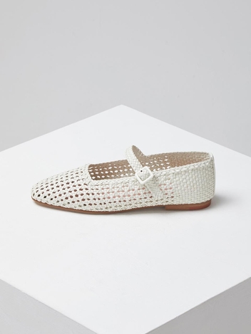Mesh mary-jane(Glow linen)