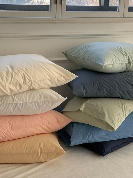라튤립 세이지 고밀도 면 베개커버 9 colors