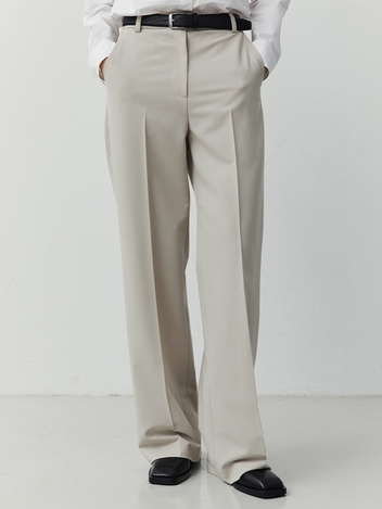 CLASSIC SINGLE SLACKS - BEIGE