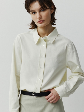 POISE PLACKET SHIRTS - LIGHT YELLOW