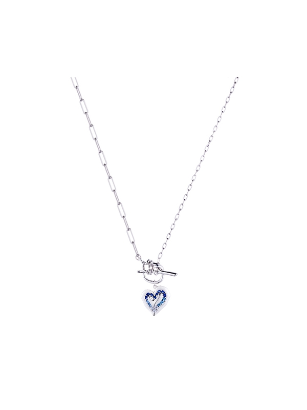 S-B Gradation heart  necklace