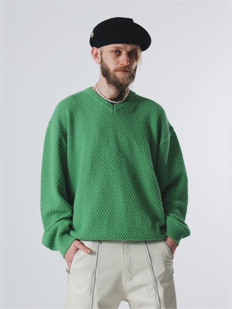 GEOMETRY V KNIT / 3 colors