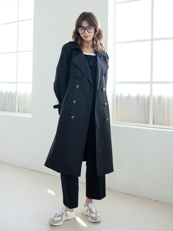WED_Classic trench coat_BLACK