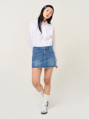 스커트 M41 미드 블루