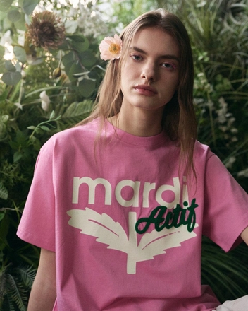 T-SHIRT ACTIF BLOOMMARDI_PINK GREEN