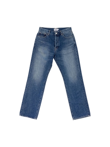 [MIJ] 1116 히어로 린스드 데님 팬츠_릴렉스 스트레이트(13oz) - 미드 인디고