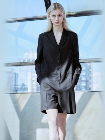[HUNCH] Tailored collar jumpsuit