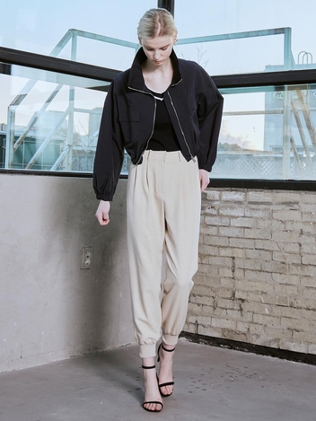 [HUNCH] Pin tuck waist banding jogger pants (2color)