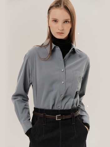 [HUNCH] [장도연 착용]FAKE COLLAR ESSENTIAL SHIRT