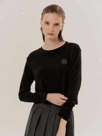 [HUNCH] SIGNATURE STITCH LOGO T-SHIRT