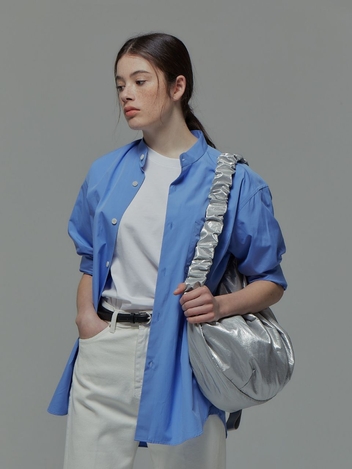 [3/24 예약배송] Daily Shirring Bag L Sleek Silver