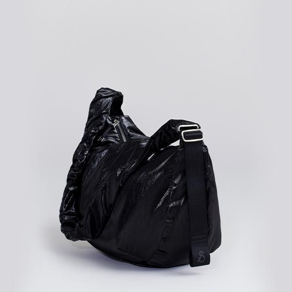 Daily Shirring Bag L Sleek Black