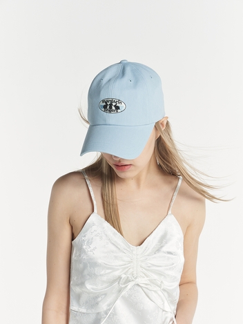 BUNNY LOGO BALL CAP (LIGHT BLUE)