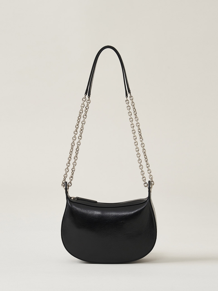 Debby small chain bag-Coal black 데비 스몰체인백 콜 블랙