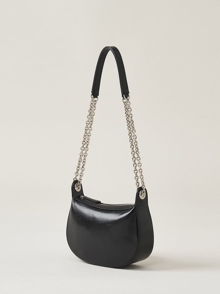 Debby small chain bag-Coal black 데비 스몰체인백 콜 블랙