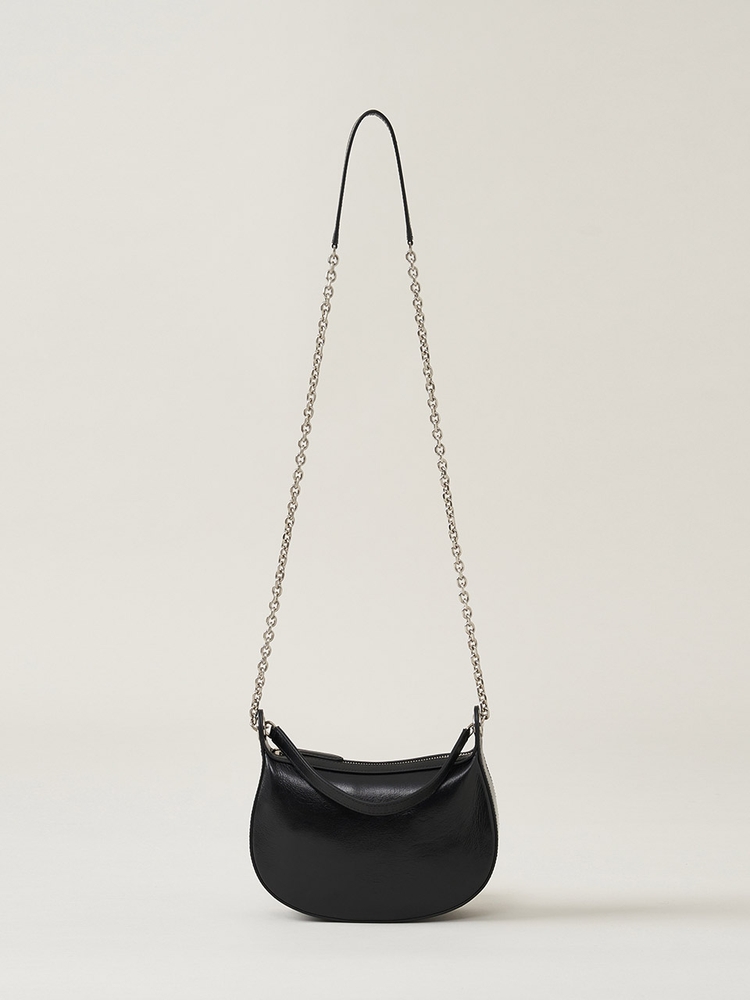 Debby small chain bag-Coal black 데비 스몰체인백 콜 블랙