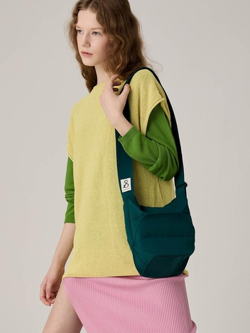 [3/23 예약배송]  Lucky Pleats Knit Off City Bucket (ALL)