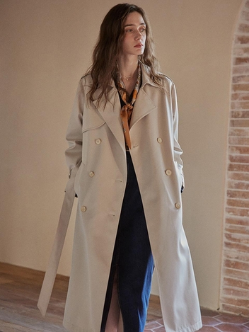 PM_Side split trench coat