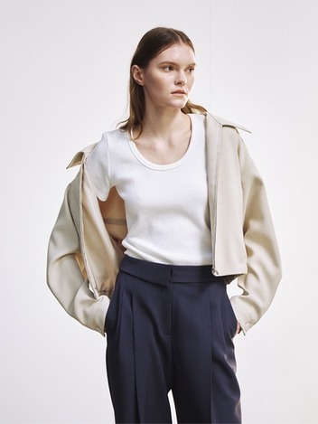 Waffle top (white)