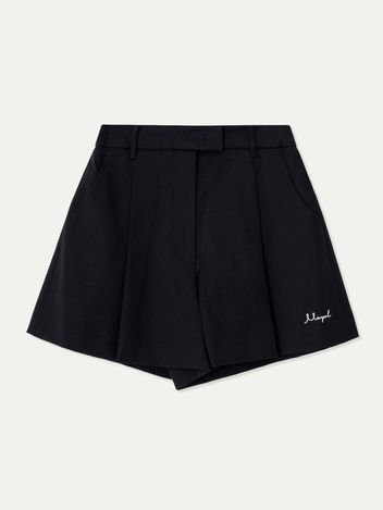 주름 팬츠_블랙