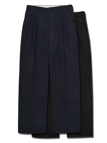 4-tuck line pants (navy)