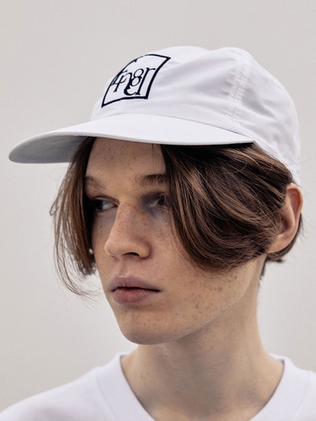 Endoor 6panel logo cap (white)