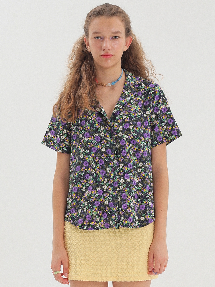 Floral Shirts_Navy