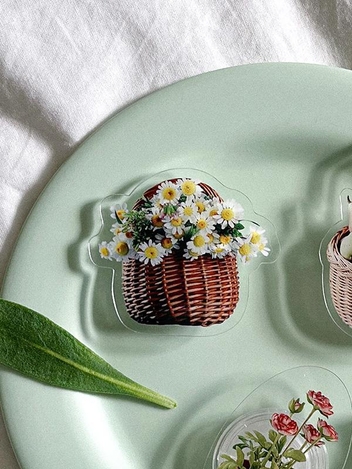 flower basket 디자인 [아크릴스마트톡]