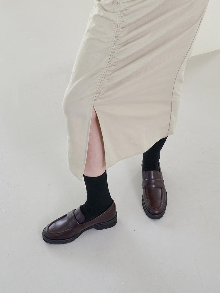 Harper Loafers Leather Burgundy