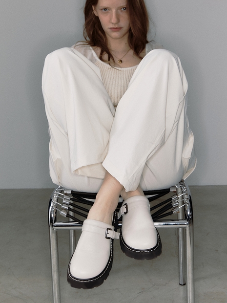 [단독] MILO Belted platform Clog  / 마일로 벨티드 클로그 - 4colors