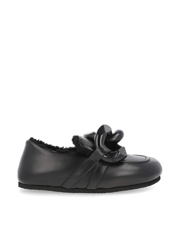 [JW ANDERSON] 여성 체인 로퍼 클로즈 백 뮬 (ANW39000D 16005 999) 블랙