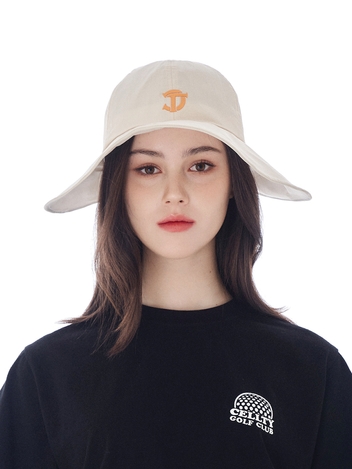 [CELLTY] PLAIN SYMBOL BUCKET HAT-BE