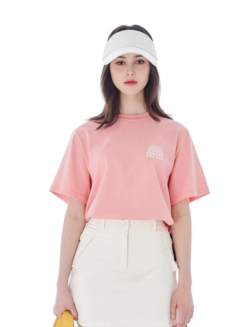 [CELLTY] RETRO LETTERING HALF SLEEVE-PK