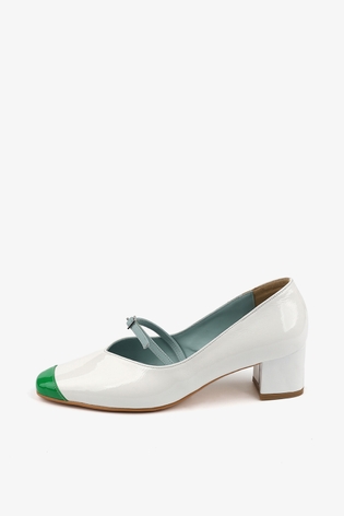 PATENT MARY JANE 5cm_WHITE