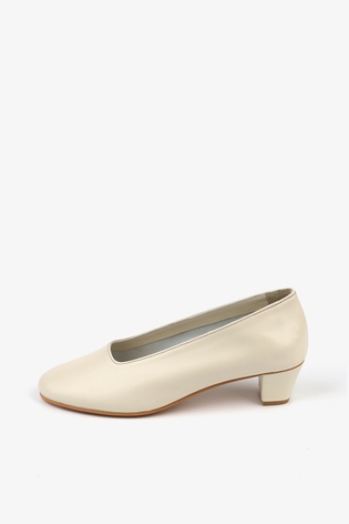 SINGLE LAYER PUMPS 5cm_IVORY