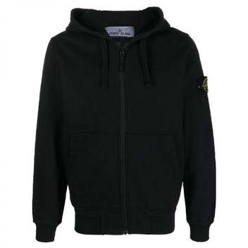 스톤아일랜드 23SS 64251 Cotton Fleece Garment Dyed Hooded Track Top 101564251 A0029 가먼트다잉 배지 후드집업 TMG715112 1679295565