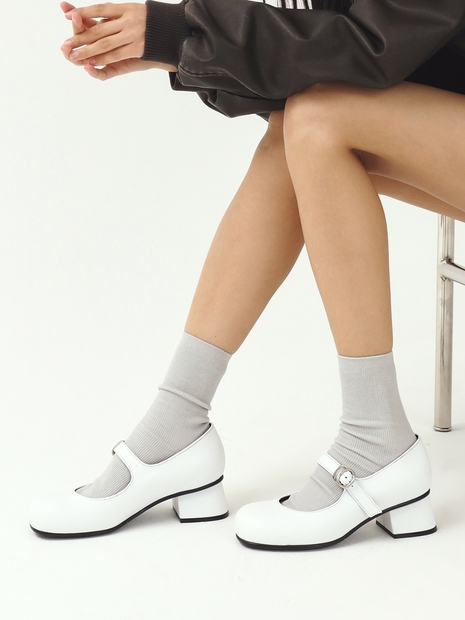 MOON MARY JANE PUMPS 문 메리제인 펌프스 23S09WH